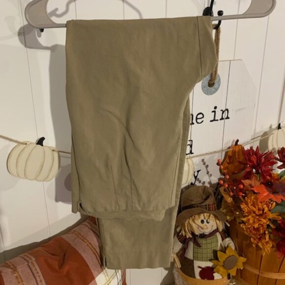 Time and Tru Tan/Khaki Skinny Pants - Picture 1 of 3